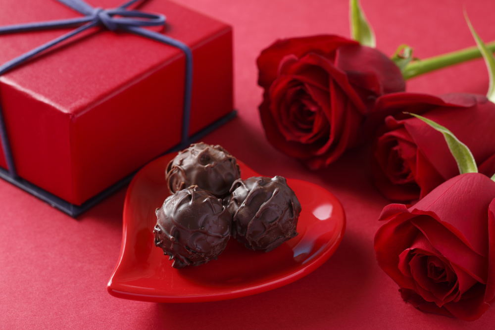 情人节礼物 玫瑰花巧克力